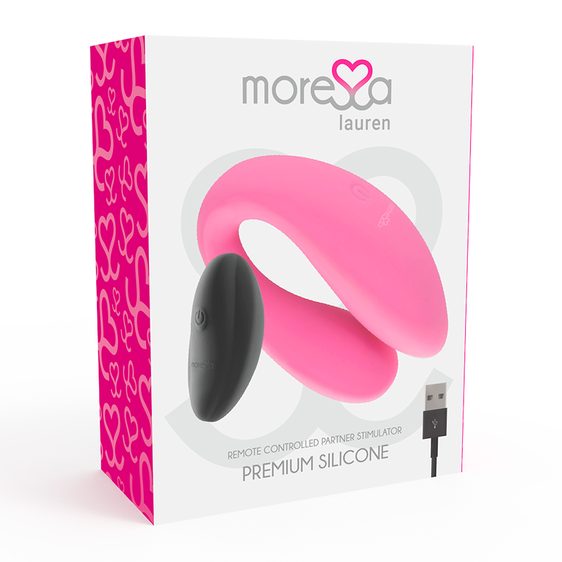 MORESSA Lauren — estimulador para parejas con control remoto y doble motor