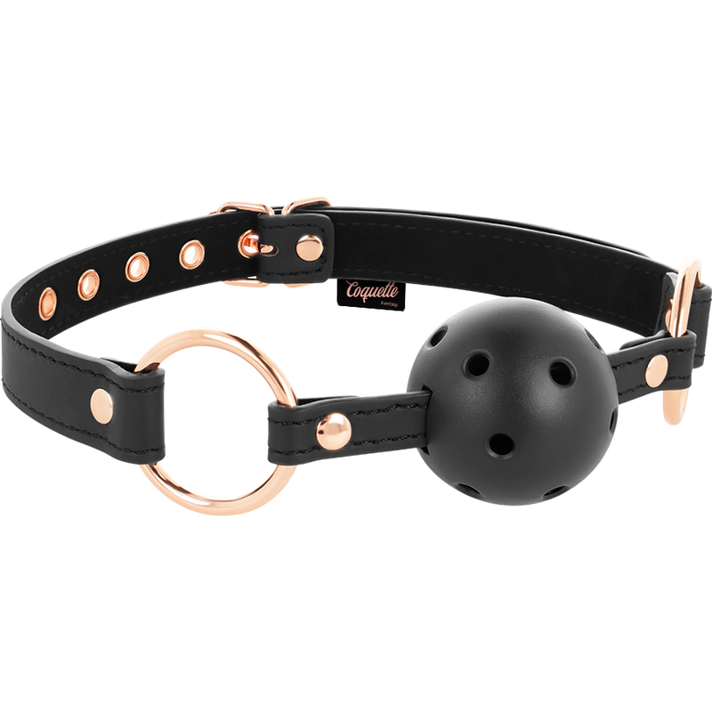 COQUETTE CHIC DESIRE - Fantasy mordaza transpirable cuero vegano