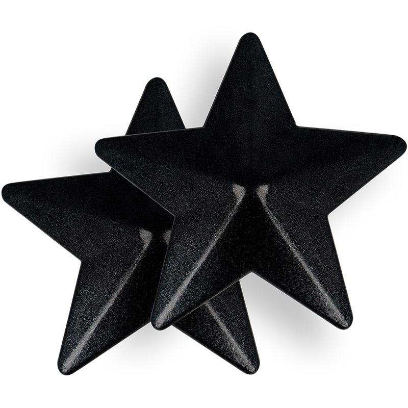 COQUETTE Chic Desire — cubrepezones metal estrellas negro