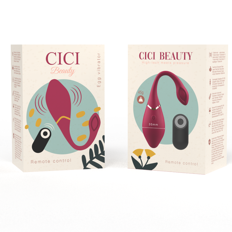 CICI BEAUTY - Premium Silicone Egg Vibrator Remote Control