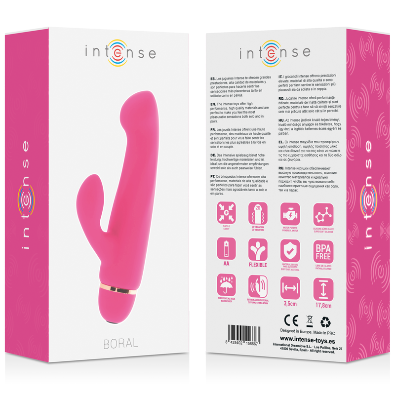 INTENSE - Boral 20 speeds silicone rosa