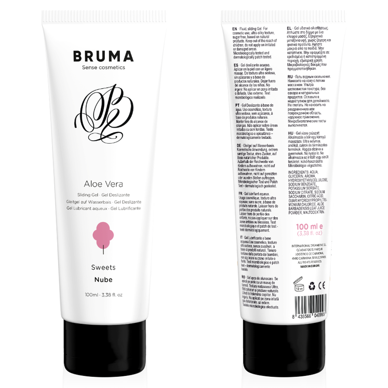 BRUMA — gel deslizante con aloe vera sabor a nube 100 ml