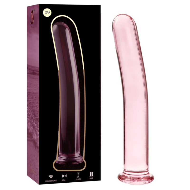 Nebula Series by Ibiza — Modelo 9 dildo de cristal rosa