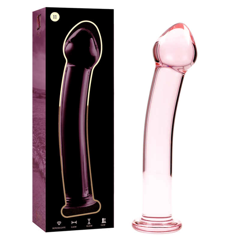 Nebula Series by Ibiza — Modelo 11 dildo de cristal rosa