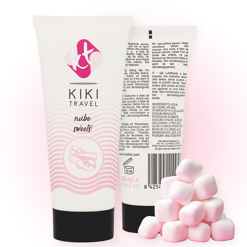 KIKÍ Travel — gel lubricante sabor a nube 50 ml