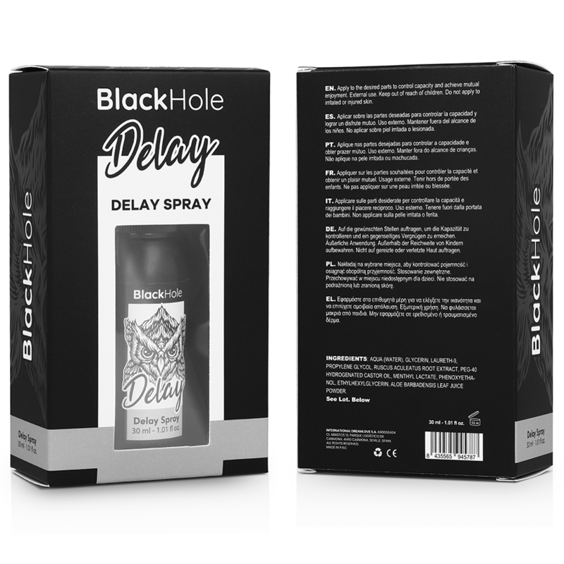 Black Hole — spray retardante Study Forte 30 ml