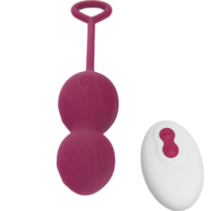 ARMONY — Blossoms pesas vaginales vibrador control remoto 10 vibraciones rojo oscuro