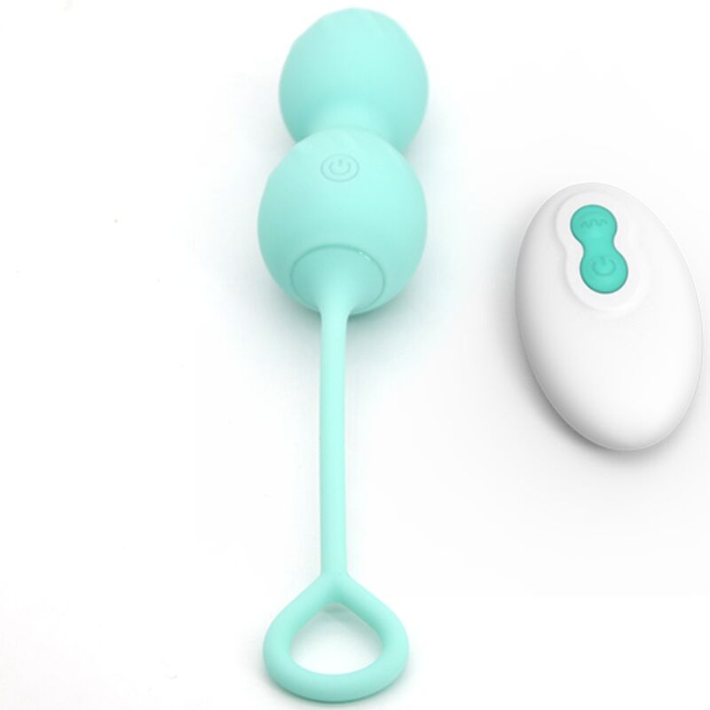 ARMONY — Blossoms pesas vaginales vibrador control remoto 10 vibraciones verde