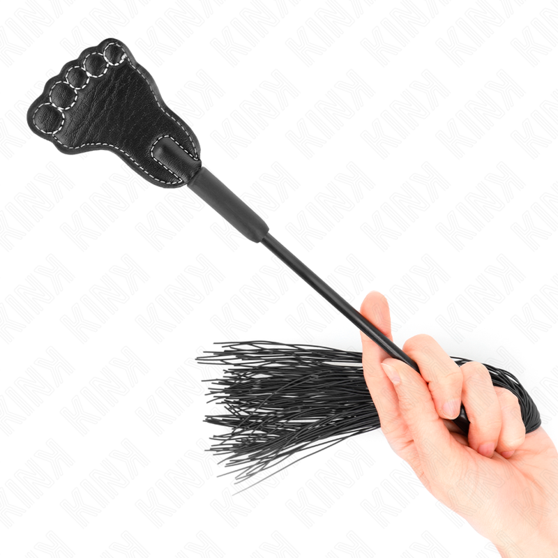 KINK — Pala en forma de pie con látigo de borla 31 cm