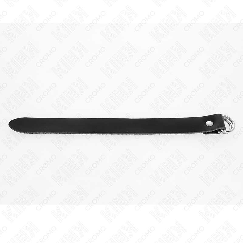 KINK — Anillo masculino de cuero con cierre a presión (22 x 2 cm)