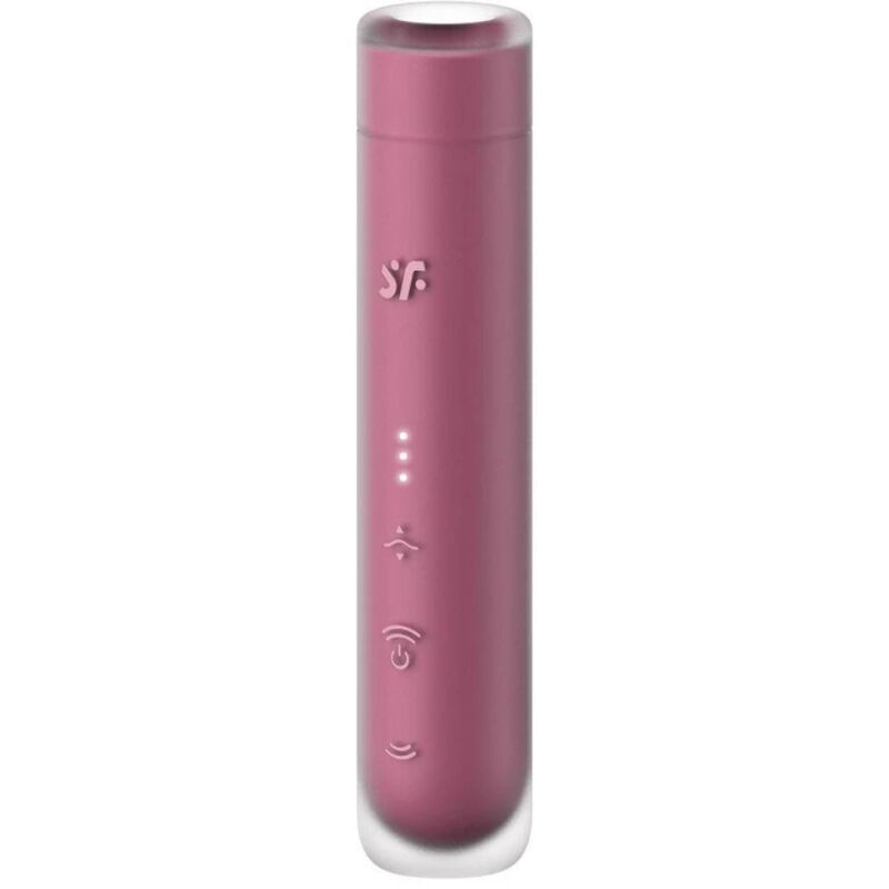 SATISFYER - First Kiss estimulador clitorial por ondas granate