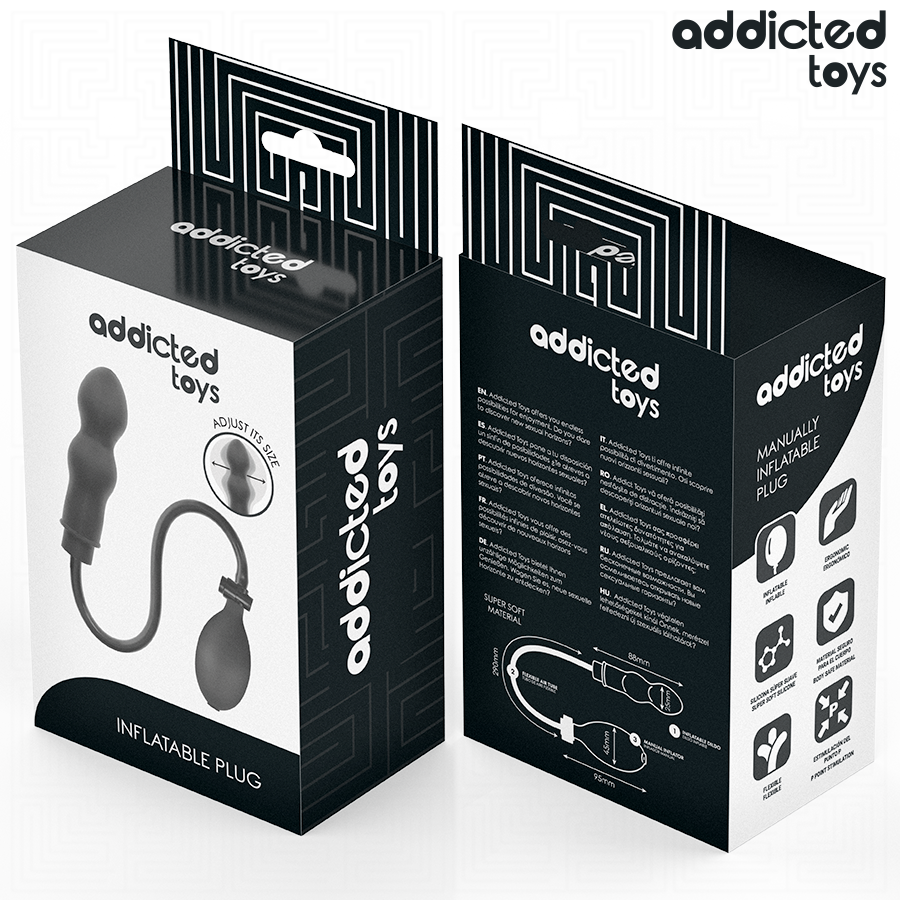 ADDICTED TOYS - Plug anal inflable Modelo 1