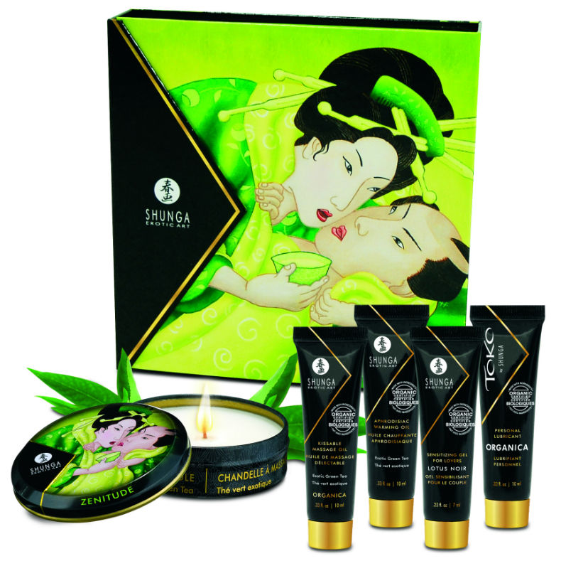 SHUNGA — Secret Geisha Té Verde Orgánico (kit sensual para parejas)