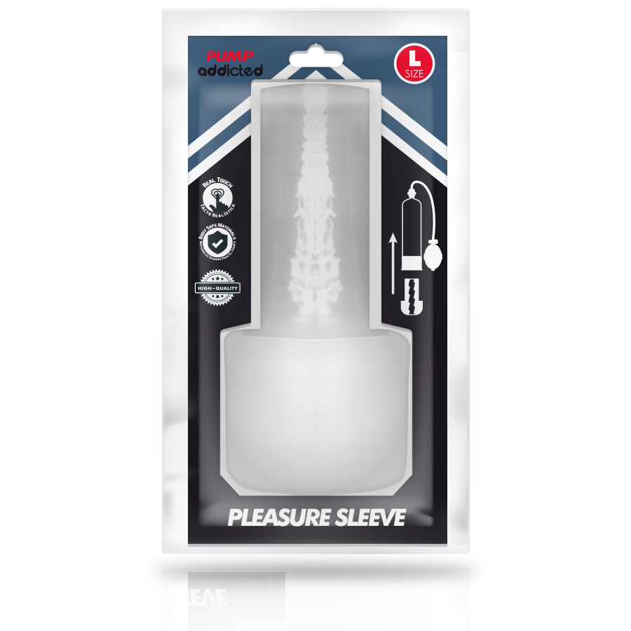 PUMP ADDICTED - Pleasure sleeve estimulador masculino talla L