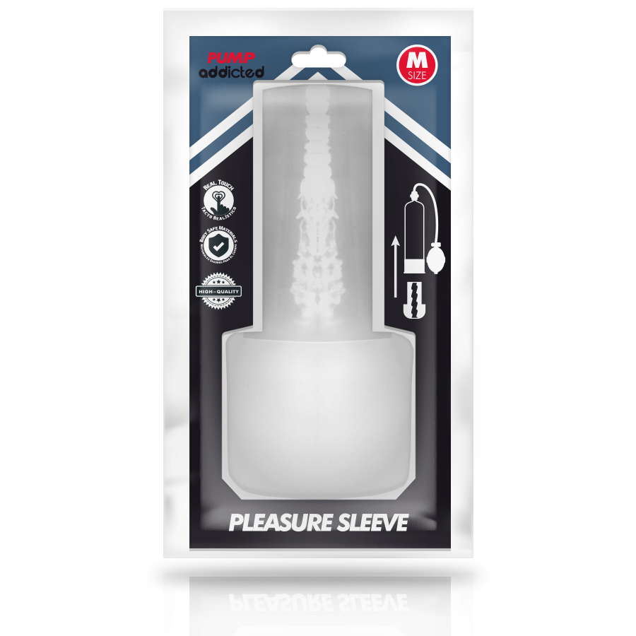 PUMP ADDICTED - Pleasure sleeve estimulador masculino talla M