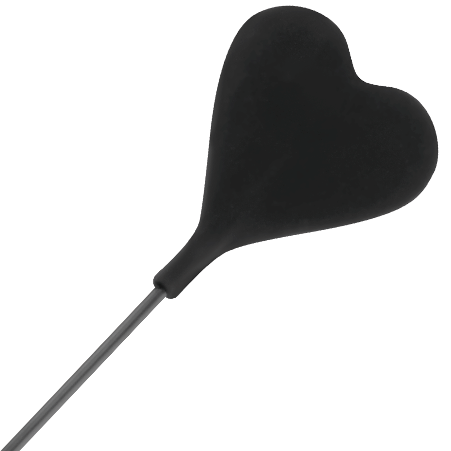 DARKNESS — Fusta con pluma Love negro 40 cm