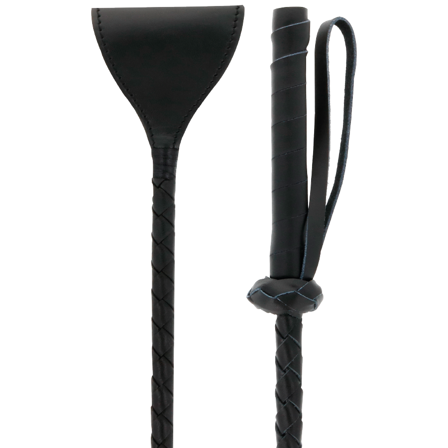 DARKNESS — Fusta azotadora negro 60 cm