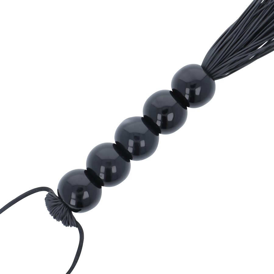 DARKNESS — Látigo bondage negro fino 45 cm