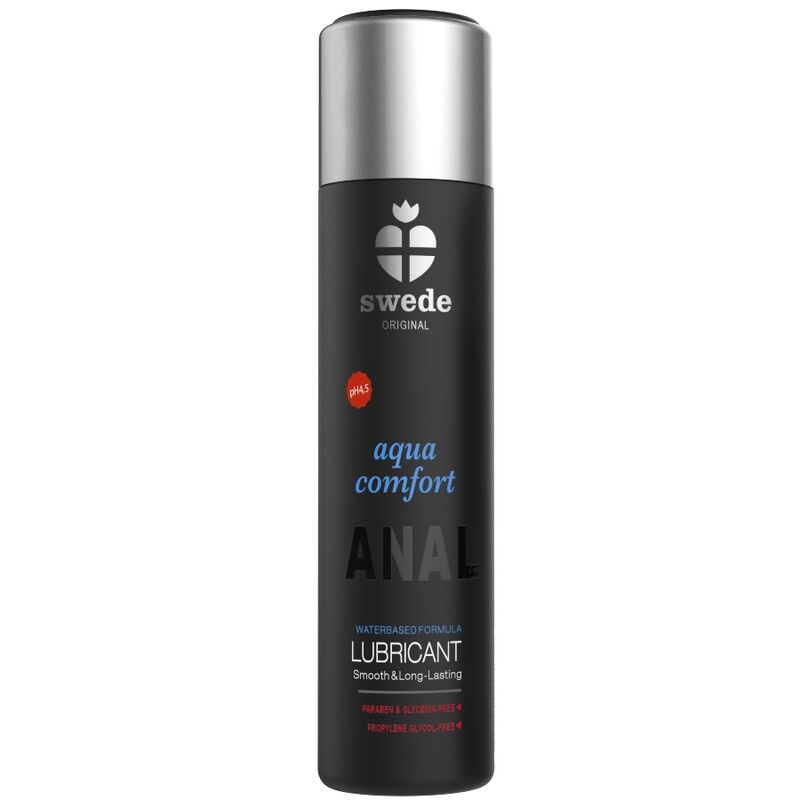 SWEDE — Aqua Comfort Lubricante Anal Base Agua 120 ml