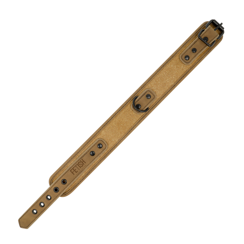 FETISH SUBMISSIVE ORIGEN — Collar con cadena con forro de neopreno