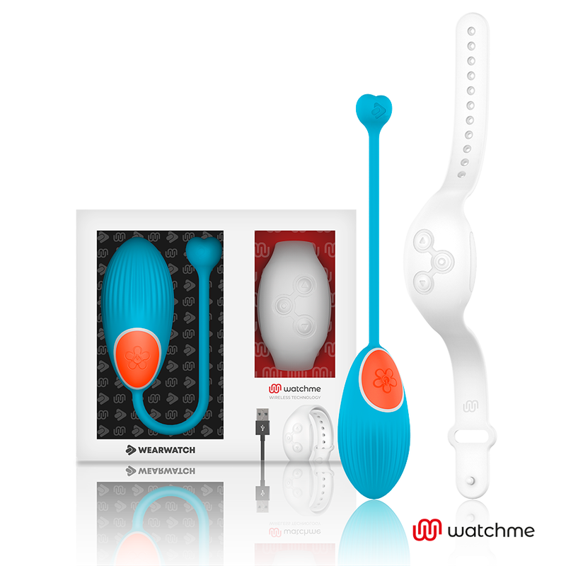 WEARWATCH - Huevo control remoto Technology WatchMe azul / niveo