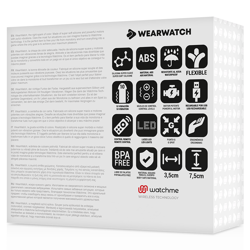 WEARWATCH - Huevo control remoto Technology WatchMe agua marina / níveo