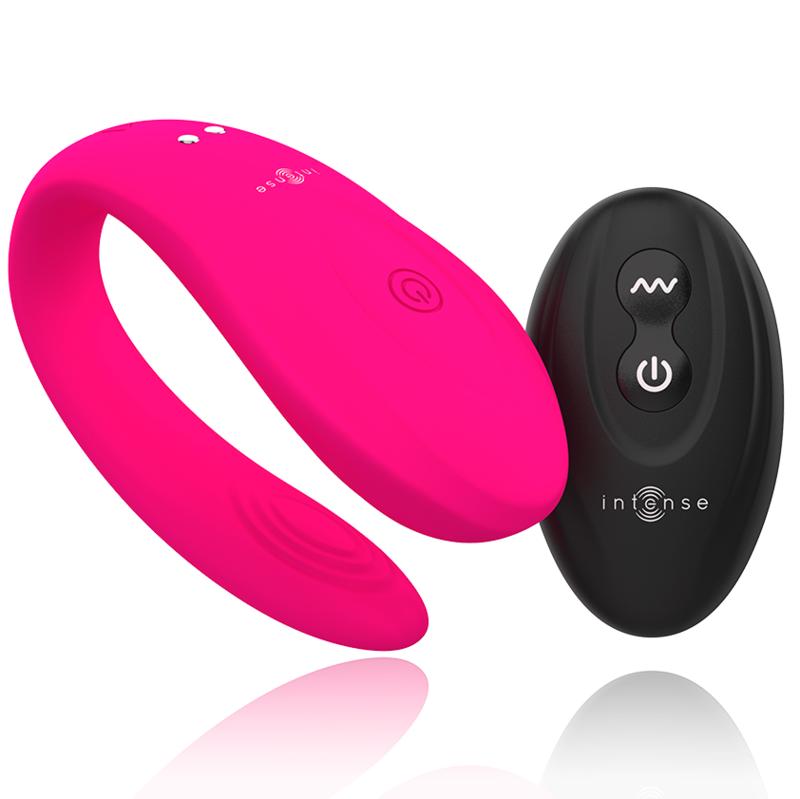 Intense Bruno — estimulador para parejas con control remoto rosa