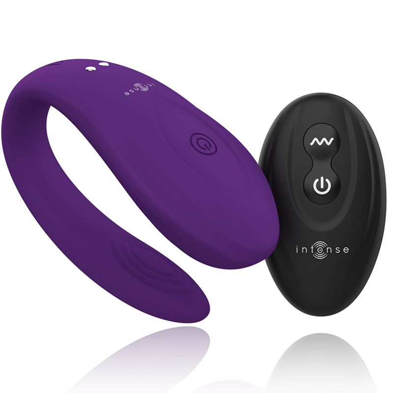 Intense Bruno — estimulador para parejas con control remoto lila
