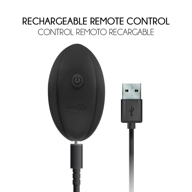MORESSA Lauren — estimulador para parejas con control remoto y doble motor