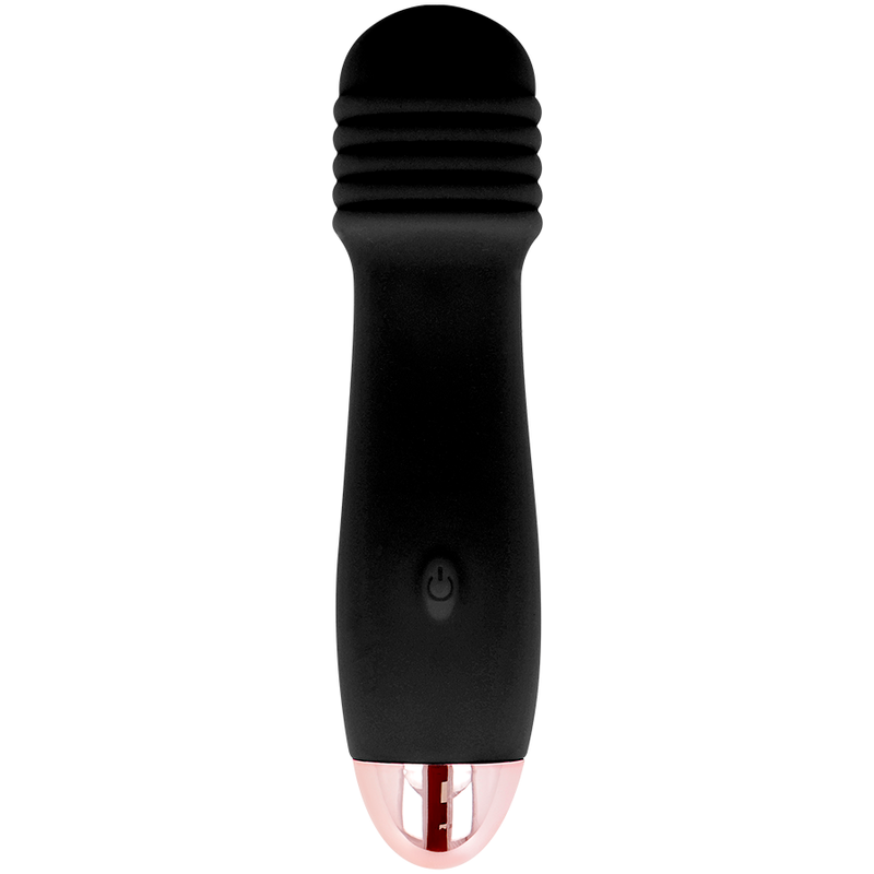 DOLCE VITA - Vibrador recargable Three negro 7 velocidades