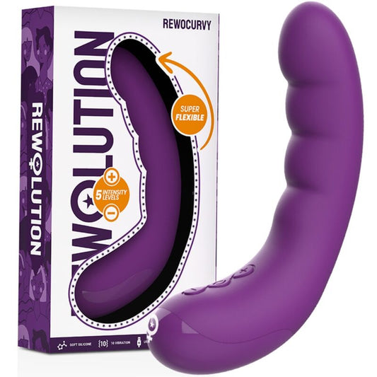 REWOLUTION - Rewocurvy vibrador flexible recargable