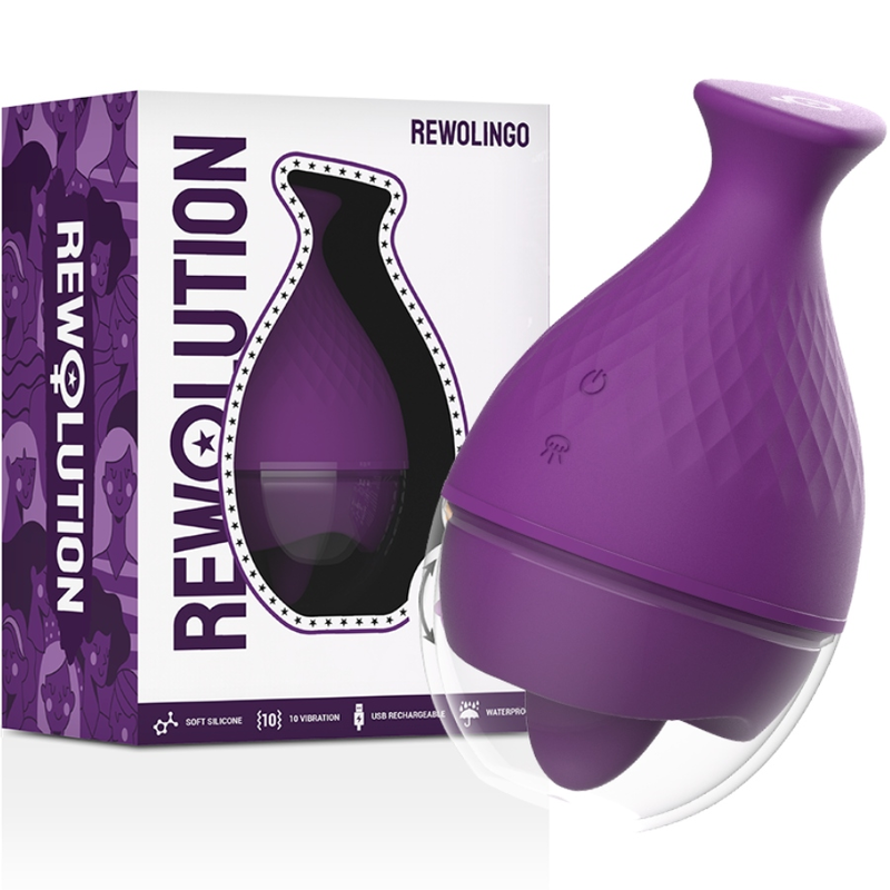 REWOLUTION - Rewolingo vibrador con lengua