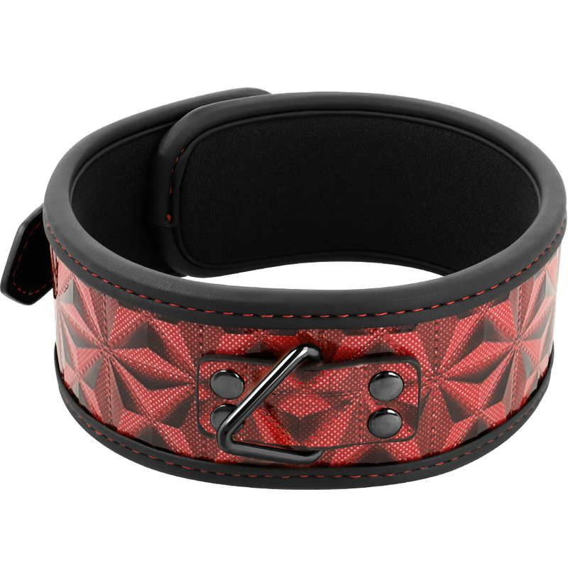 BEGME — Red Edition collar cuero vegano con forro de neopreno