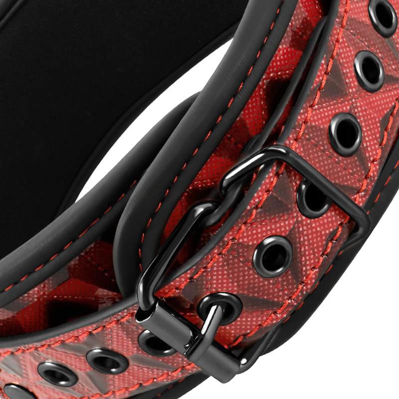 BEGME — Red Edition collar con cadenas y pinzas pezones con forro de neopreno