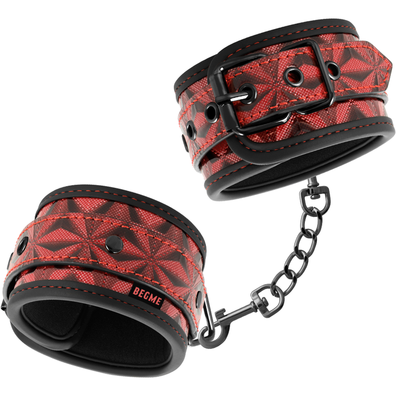 BEGME - Red edition esposas para tobillos con forro de neopreno