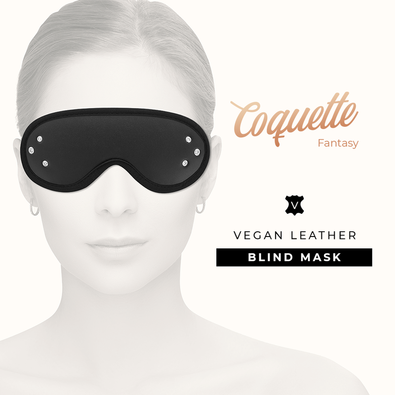 COQUETTE Chic Desire Fantasy — antifaz cuero vegano con forro de neopreno