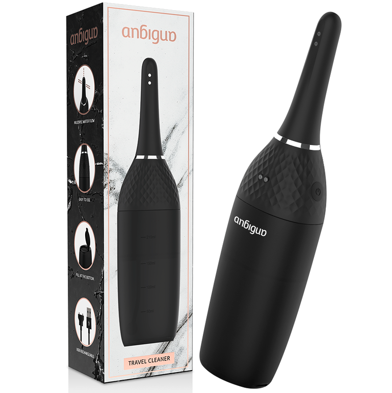 ANBIGUO — Ultimate limpiador anal automático 5 intensidades