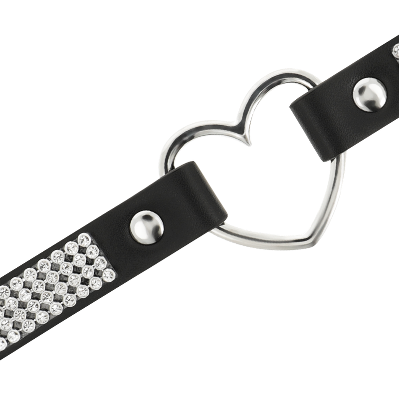 COQUETTE CHIC DESIRE — Choker cuero vegano corazón