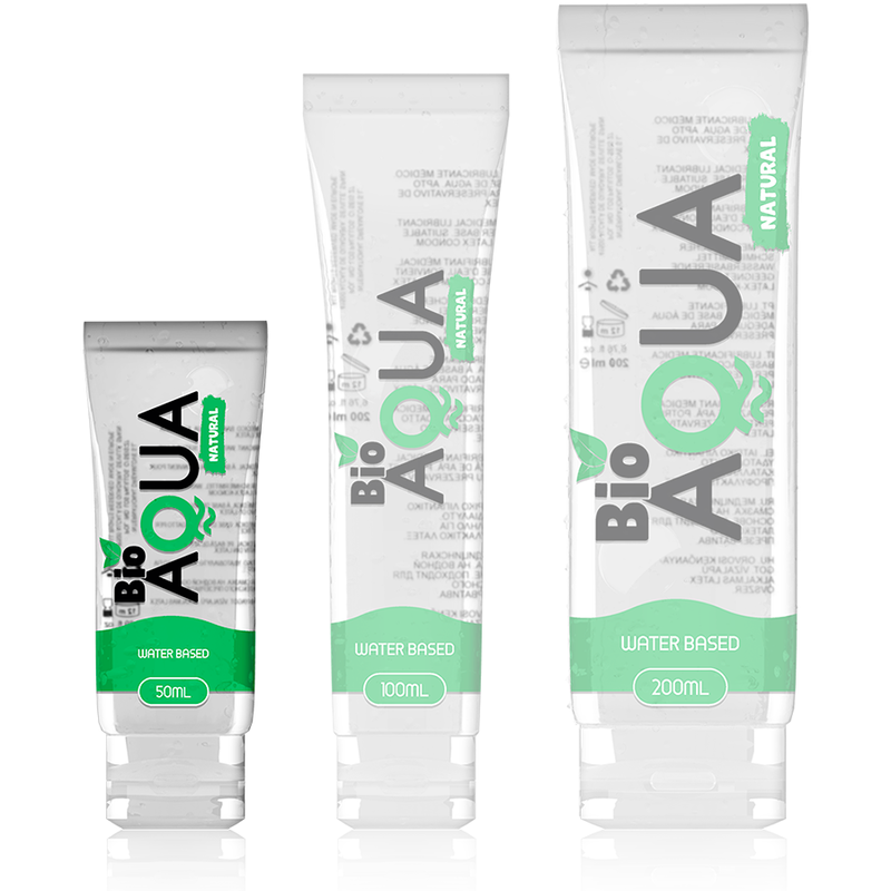 BIOAQUA — lubricante ingredientes naturales base agua 50 ml