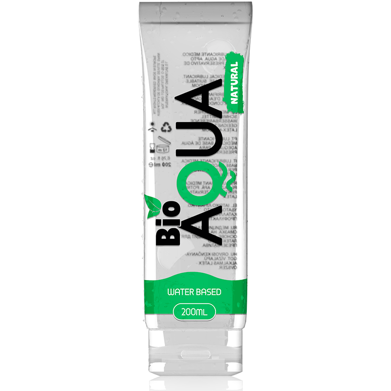 BIOAQUA — lubricante ingredientes naturales base agua 200 ml