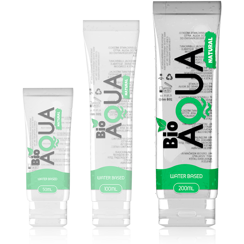 BIOAQUA — lubricante ingredientes naturales base agua 200 ml