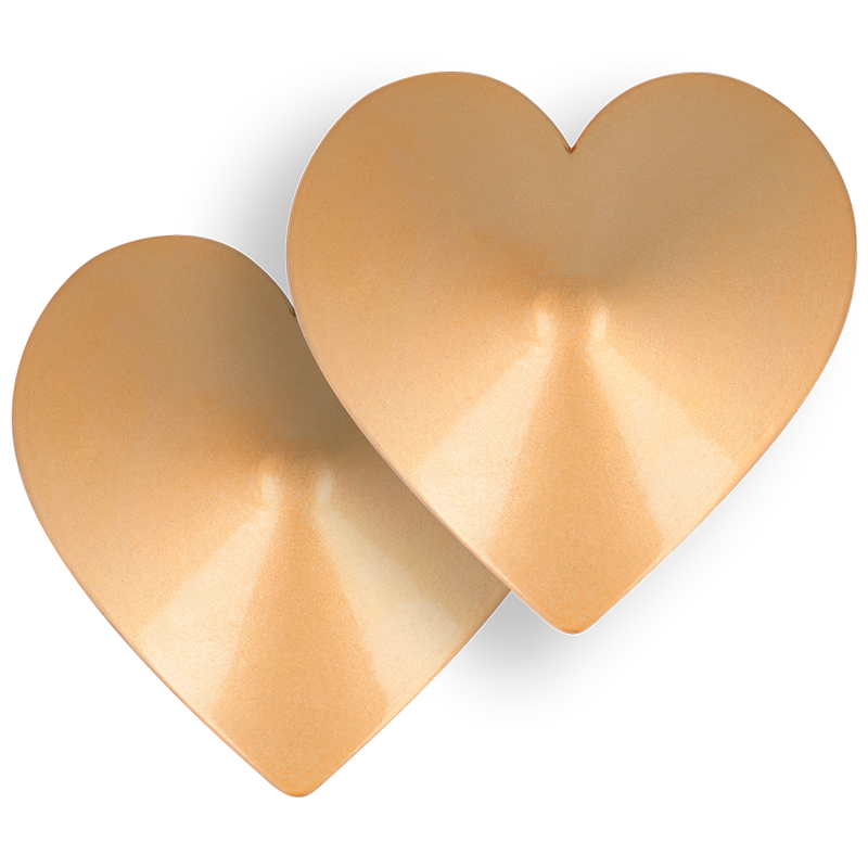 COQUETTE Chic Desire — cubrepezones metal corazones dorados