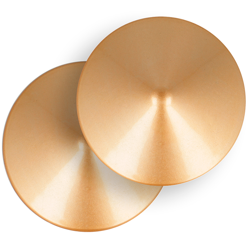 COQUETTE Chic Desire — cubrepezones metal círculos dorados