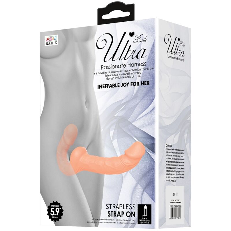 BAILE - ultra passionate harness dildo con arnés sin sujeción