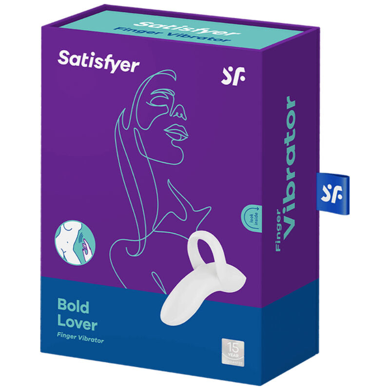 SATISFYER - Bold Lover dedal vibrador blanco