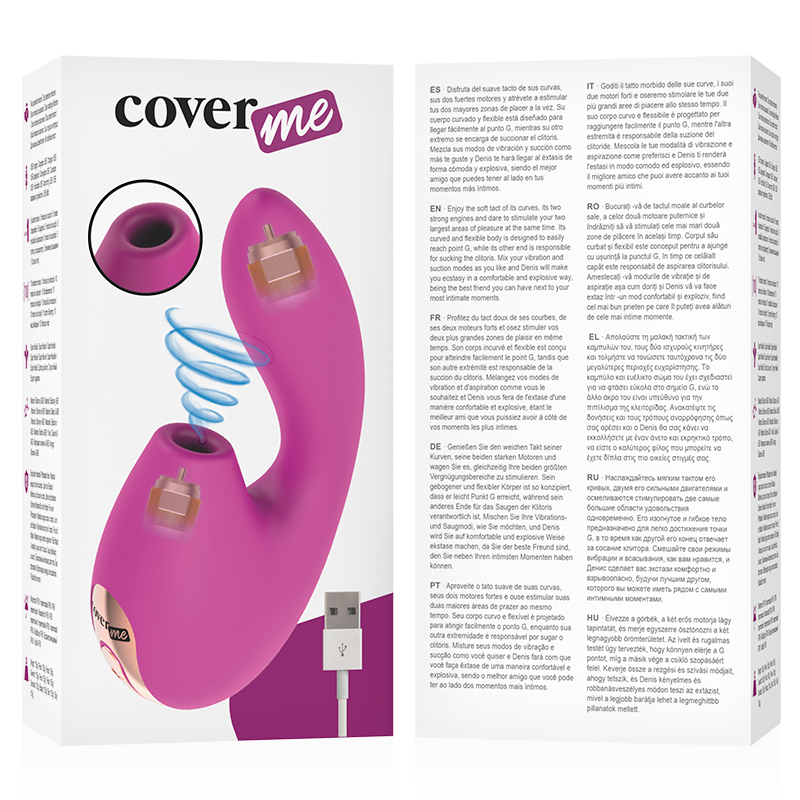 COVERME - Clitoral succionador & vibrador potente G-Spot Rush
