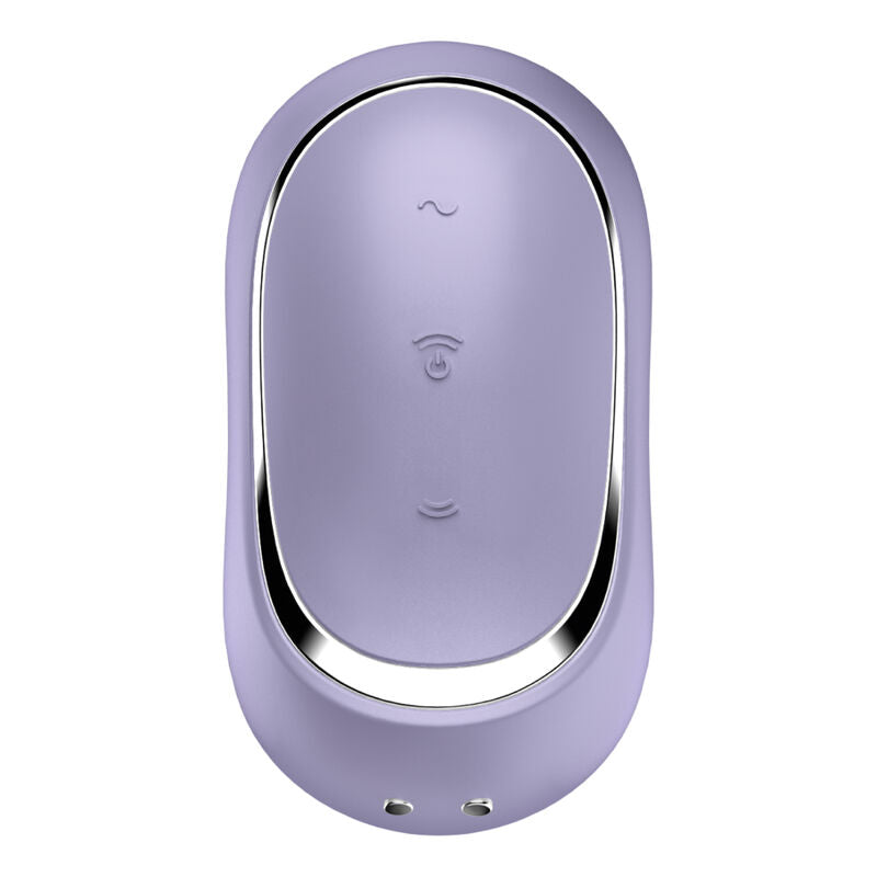 SATISFYER - Pro To Go 2 estimulador y vibrador doble violeta