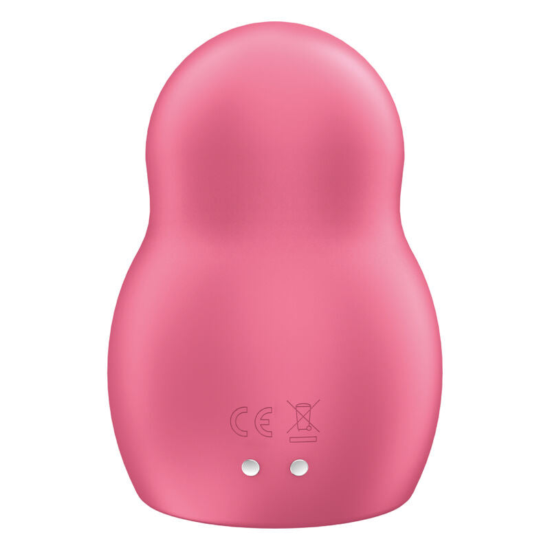 SATISFYER - Pro To Go 1 estimulador y vibrador doble rojo