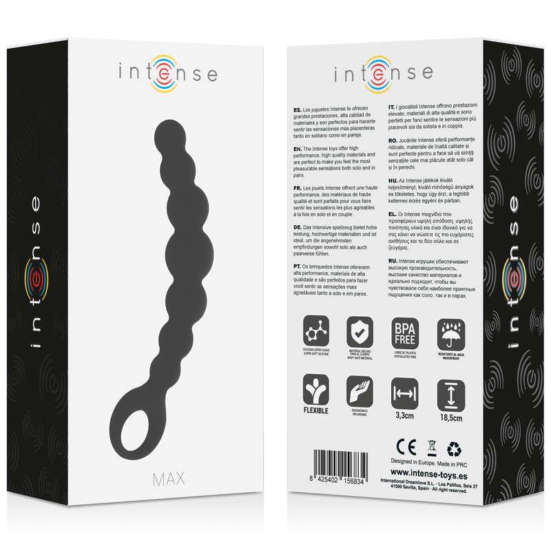 INTENSE — Anal Beads Max negro