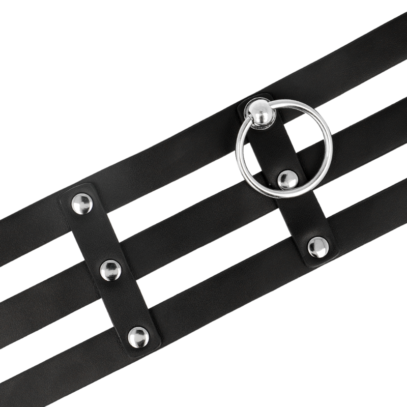 COQUETTE CHIC DESIRE — Choker cuero vegano estilo fetish